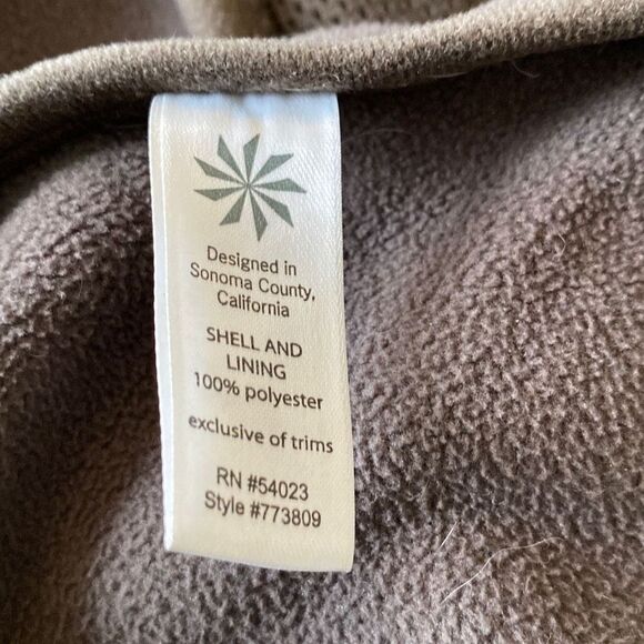 ‎Athleta Switchback Fleece Peacoat Brown Medium - Picture 12 of 15